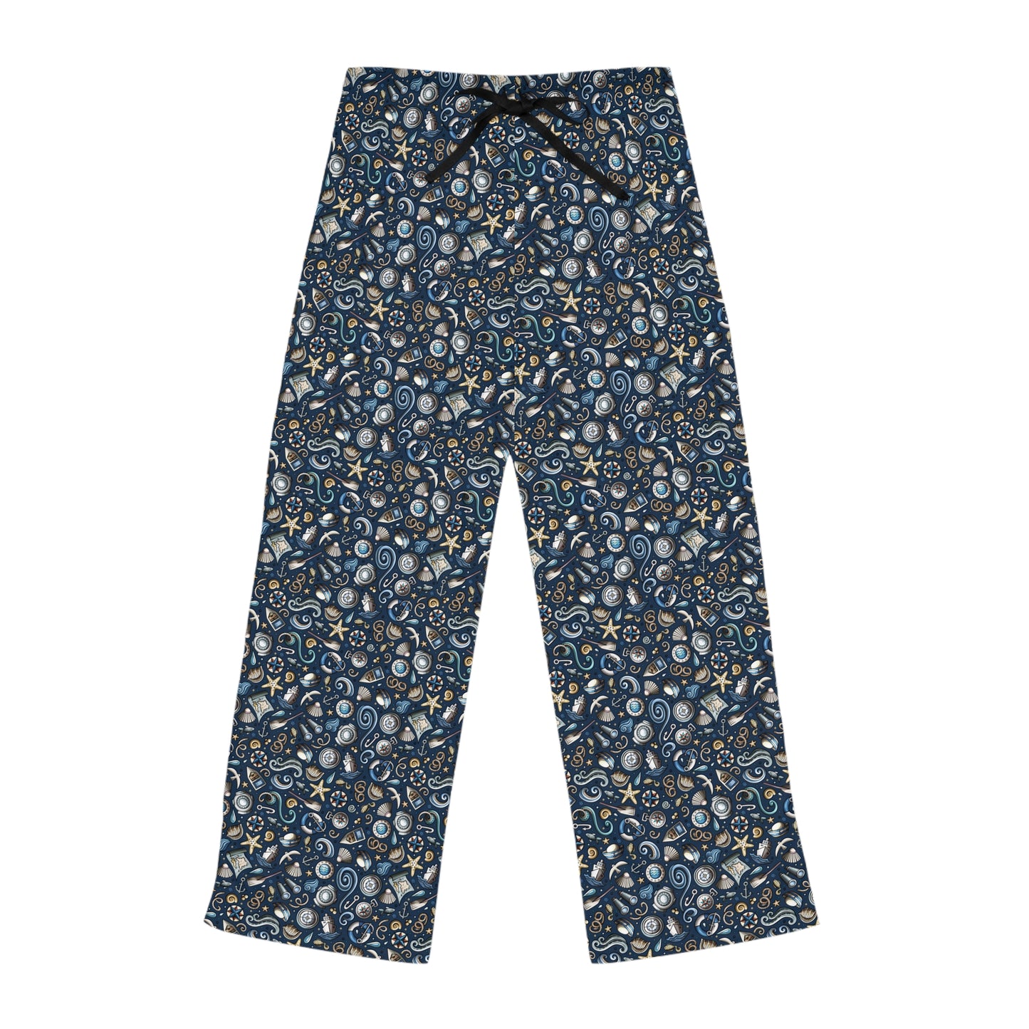 Nautical Print Women's Pajama Pants - Cozy & Stylish Sleepwear for Relaxation