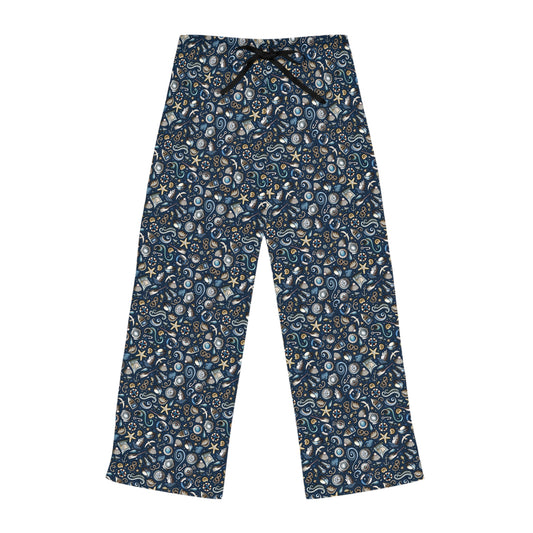 Nautical Print Women's Pajama Pants - Cozy & Stylish Sleepwear for Relaxation