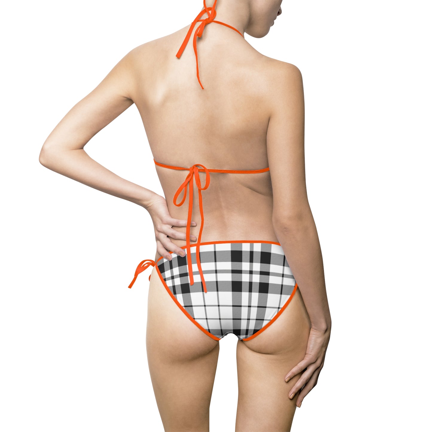 Stylish Women's Checkered Bikini Swimsuit for Summer Fun