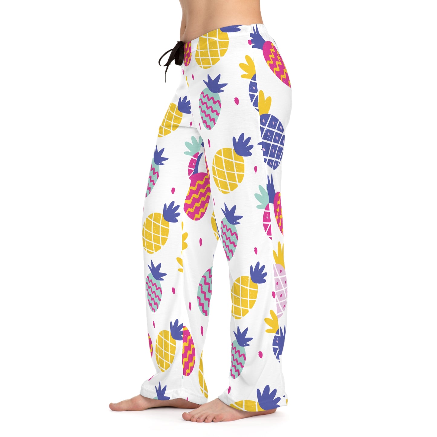 Tropical Pineapple Women's Pajama Pants - Fun and Cozy Nightwear