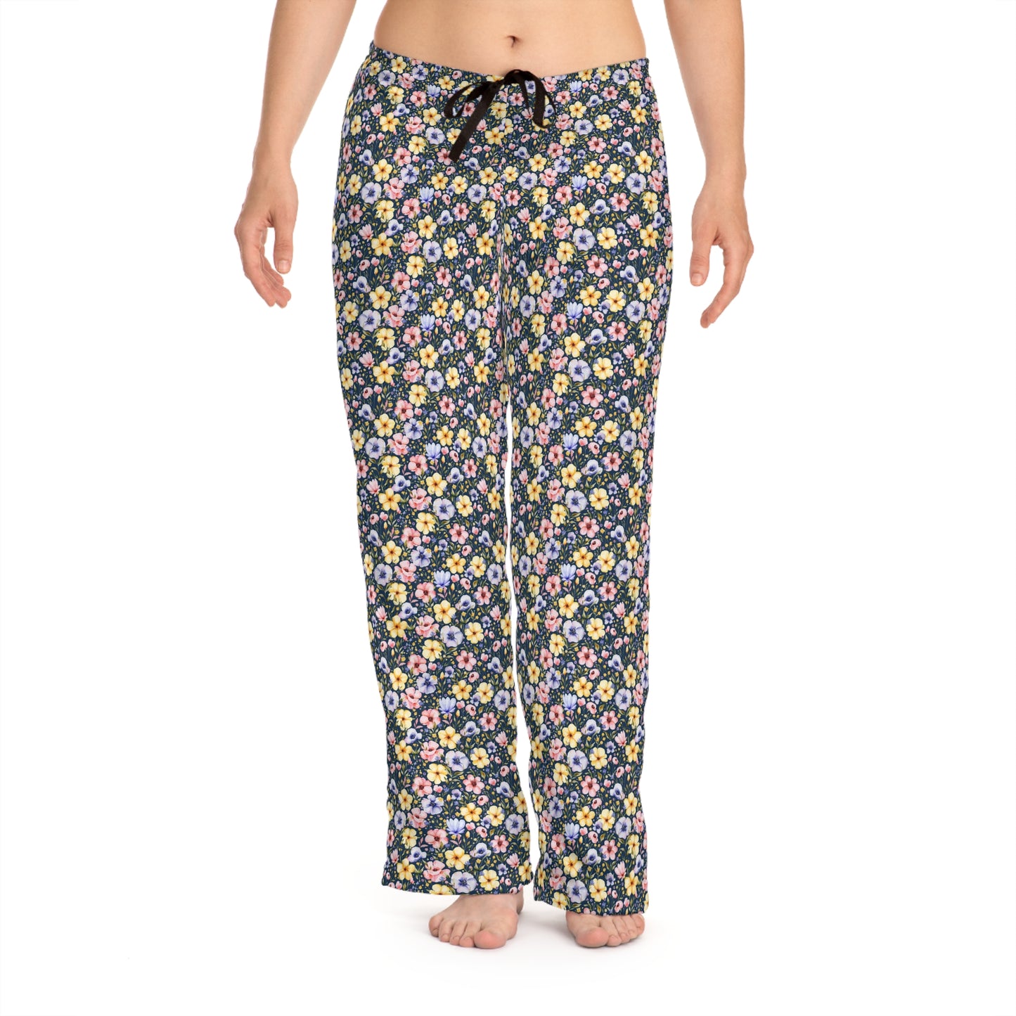Women's Floral Pajama Pants - Cozy Sleepwear for Relaxation and Dreamy Nights