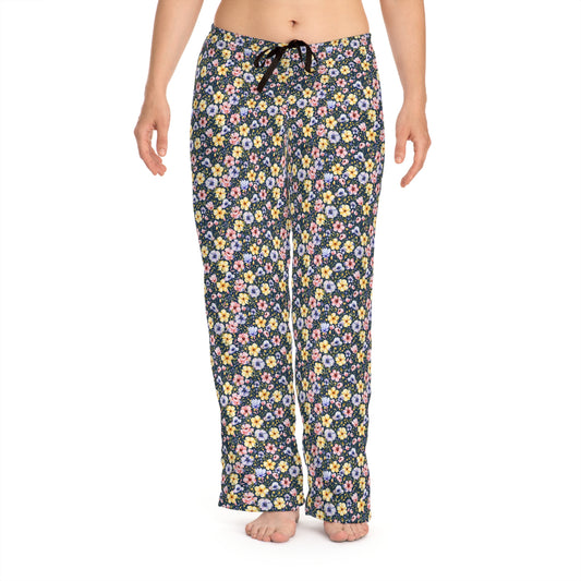 Women's Floral Pajama Pants - Cozy Sleepwear for Relaxation and Dreamy Nights