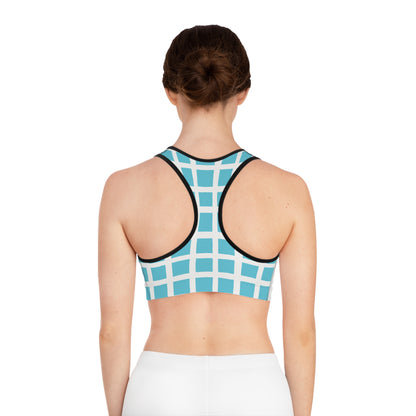 Stylish Sports Bra, Workout Bra, Fitness Top, AOP Activewear, Casual Exercise Gear, Unique Athletic Wear