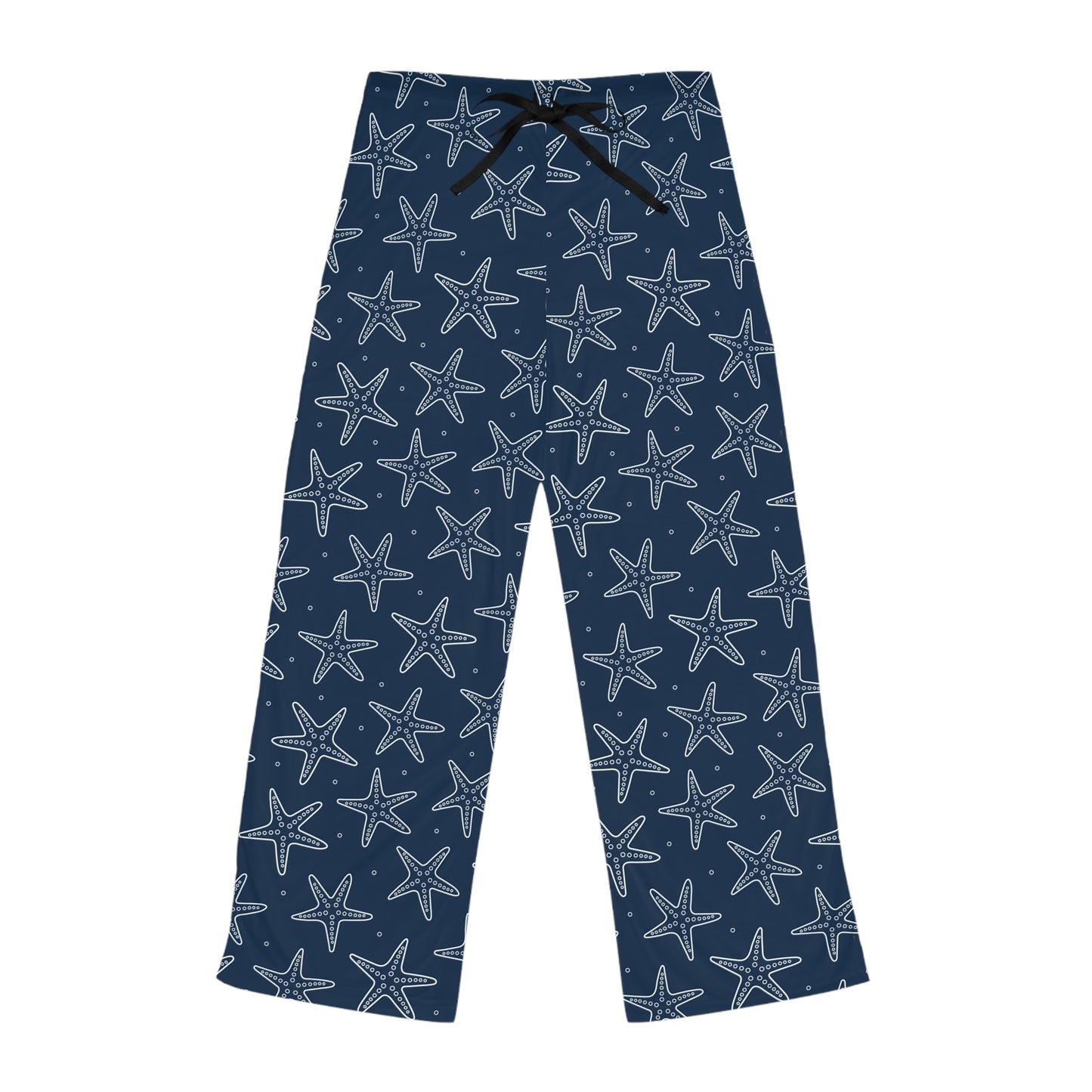 Nautical Star Women's Pajama Pants, Cozy Sleepwear, Starfish Lounge Pants, Relaxation Gift, Summer PJs, Beach Theme Comfort
