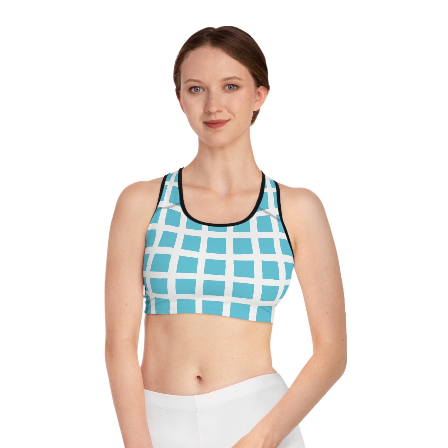 Stylish Sports Bra, Workout Bra, Fitness Top, AOP Activewear, Casual Exercise Gear, Unique Athletic Wear