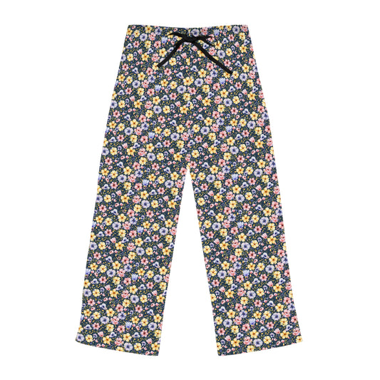 Women's Floral Pajama Pants - Cozy Sleepwear for Relaxation and Dreamy Nights