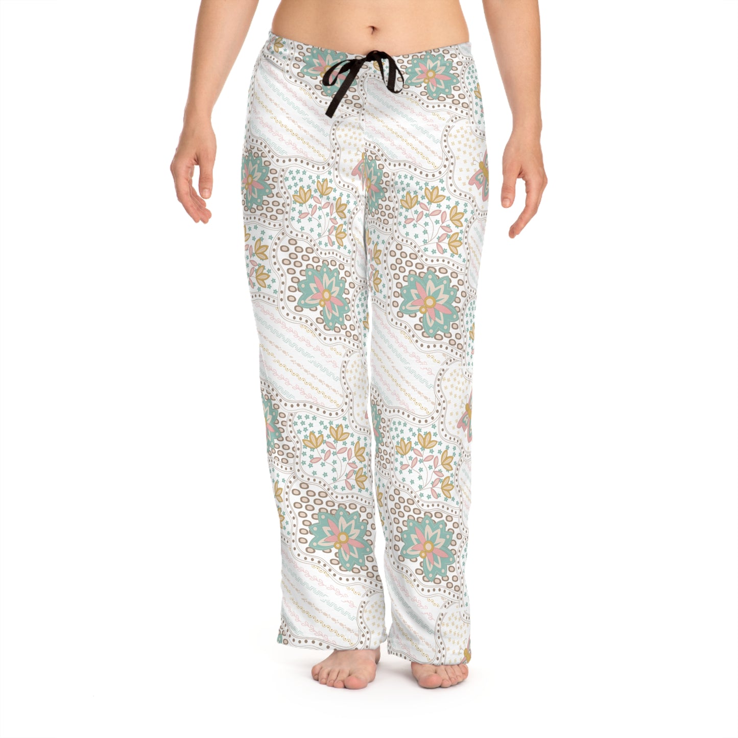 Cozy Floral Women's Pajama Pants – Relax in Style