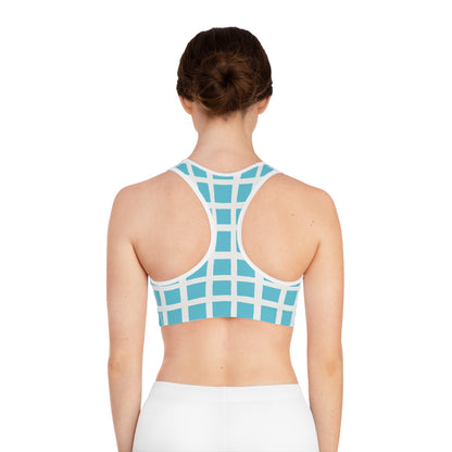 Stylish Sports Bra, Workout Bra, Fitness Top, AOP Activewear, Casual Exercise Gear, Unique Athletic Wear