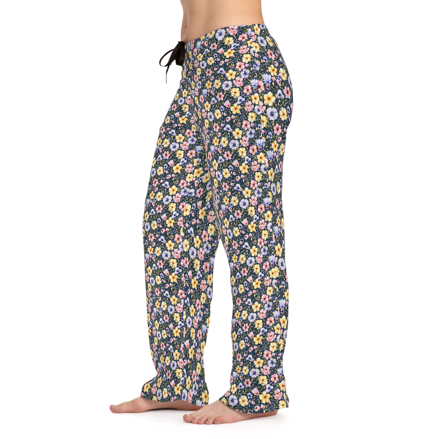 Women's Floral Pajama Pants - Cozy Sleepwear for Relaxation and Dreamy Nights