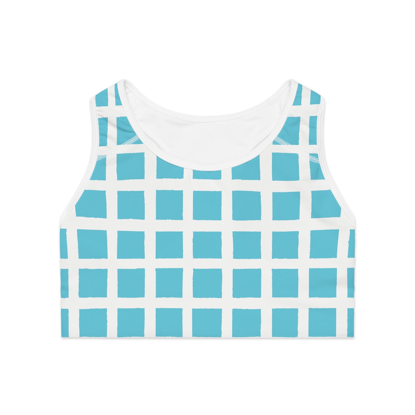 Stylish Sports Bra, Workout Bra, Fitness Top, AOP Activewear, Casual Exercise Gear, Unique Athletic Wear