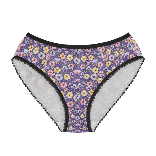 Floral Cotton Women's Briefs – Comfortable & Stylish Intimates for Everyday Wear
