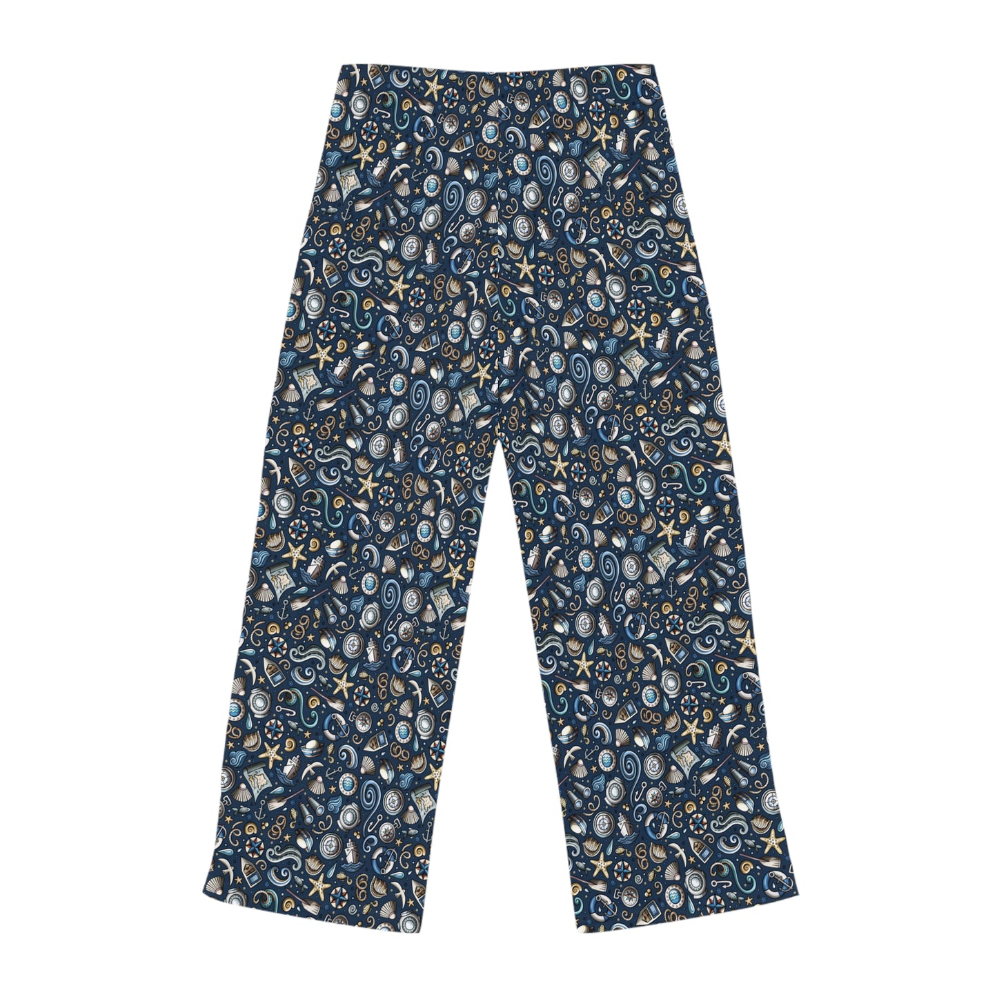 Nautical Print Women's Pajama Pants - Cozy & Stylish Sleepwear for Relaxation