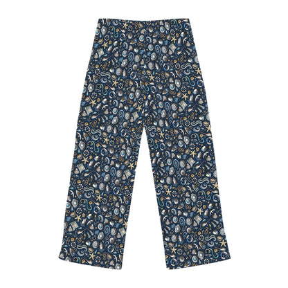 Nautical Print Women's Pajama Pants - Cozy & Stylish Sleepwear for Relaxation